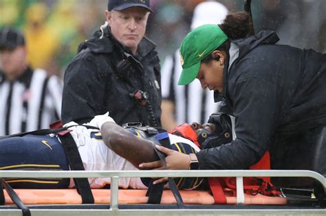Cal Bears coaches Wilcox, Spavital share updates on RB Thomas following frightening neck injury vs. Oregon